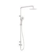 Nero Mecca Care 25mm Grab Rail 900mm Twin Shower Set, Brushed Nickel