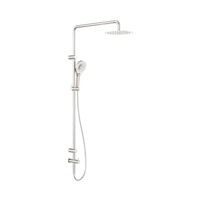 Nero Mecca Care 25mm Grab Rail 900mm Twin Shower Set, Brushed Nickel
