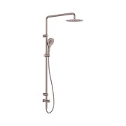 Nero Mecca Care 25mm Grab Rail 900mm Twin Shower Set, Brushed Bronze