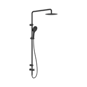Nero Mecca Care 25mm Grab Rail 900mm Twin Shower Set, Matte Black