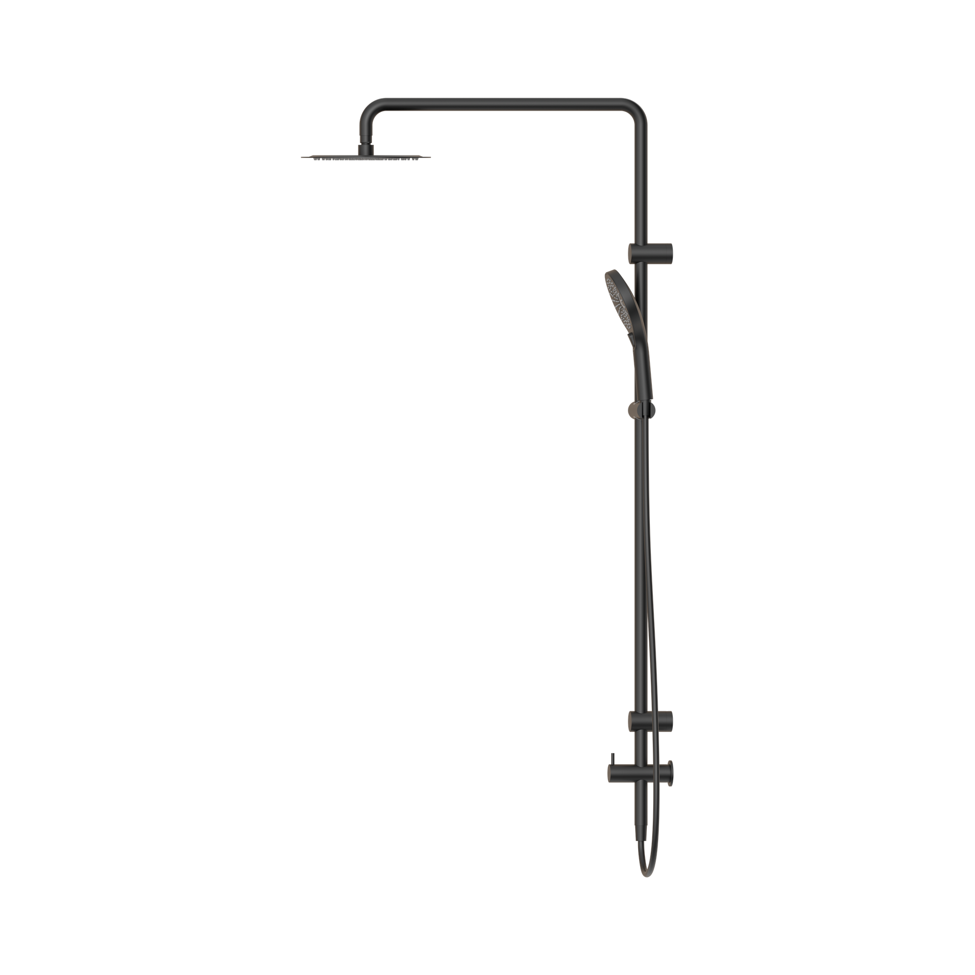 Nero Mecca Care 25mm Grab Rail 900mm Twin Shower Set, Matte Black