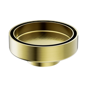 Nero 100mm Round Tile Insert Floor Waste 50mm Outlet, Brushed Gold