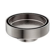 Nero 100mm Round Tile Insert Floor Waste 50mm Outlet, Brushed Nickel