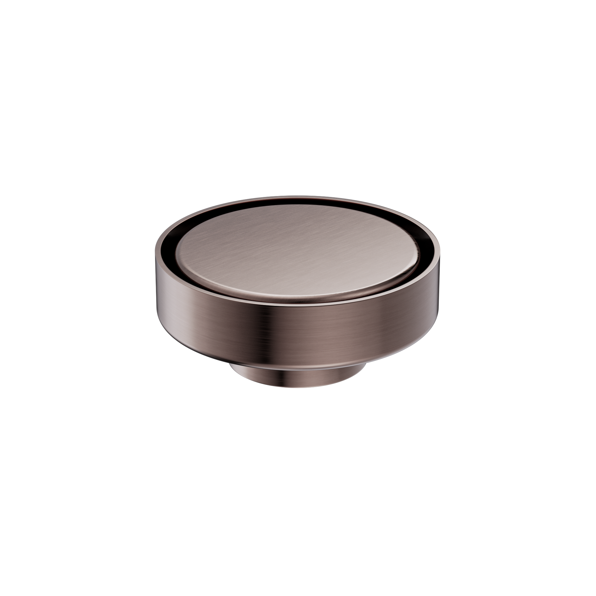 Nero 100mm Round Tile Insert Floor Waste 50mm Outlet, Brushed Bronze