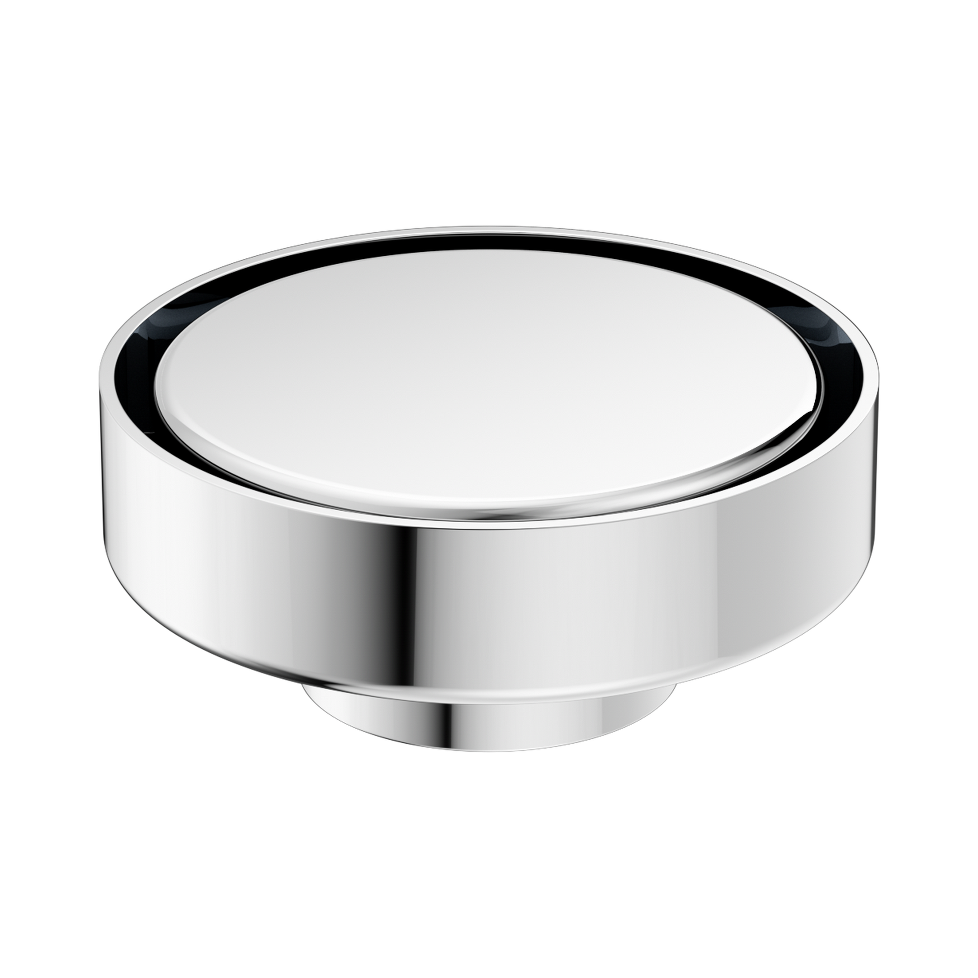 Nero 100mm Round Tile Insert Floor Waste 50mm Outlet, Chrome