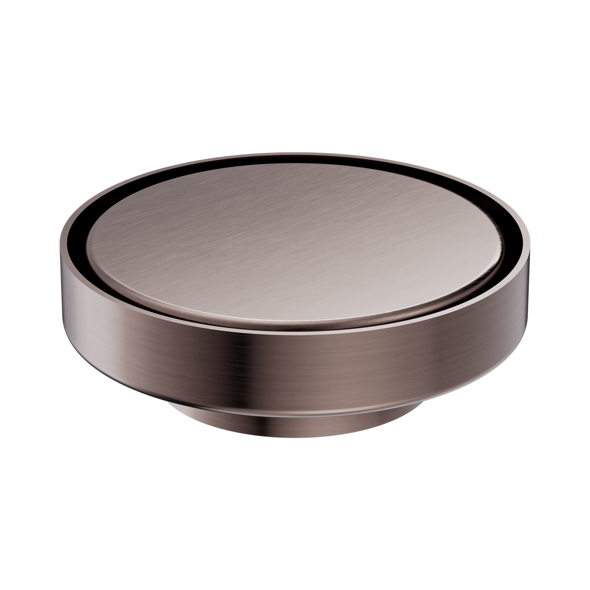 Nero 130mm Round Tile Insert Floor Waste 80mm Outlet, Brushed Bronze