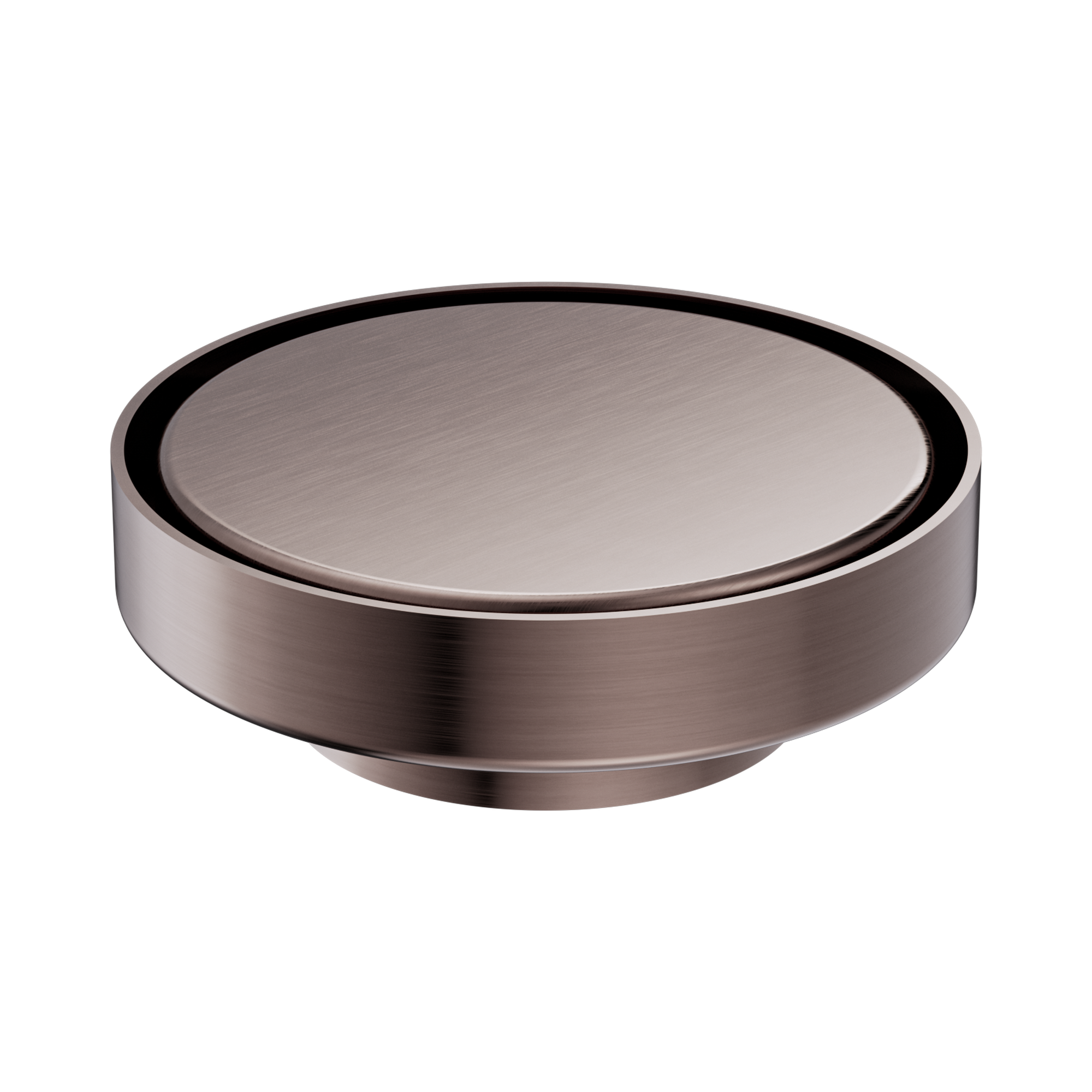 Nero 130mm Round Tile Insert Floor Waste 80mm Outlet, Brushed Bronze