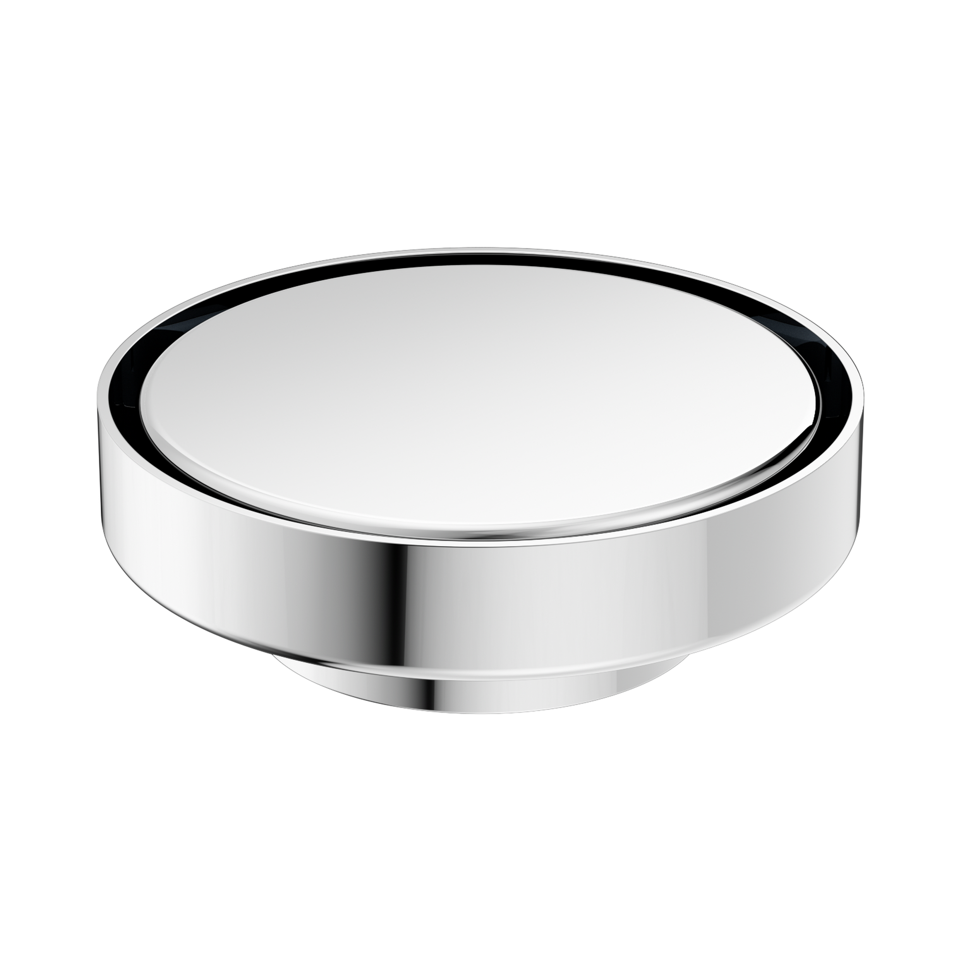 Nero 130mm Round Tile Insert Floor Waste 80mm Outlet, Chrome