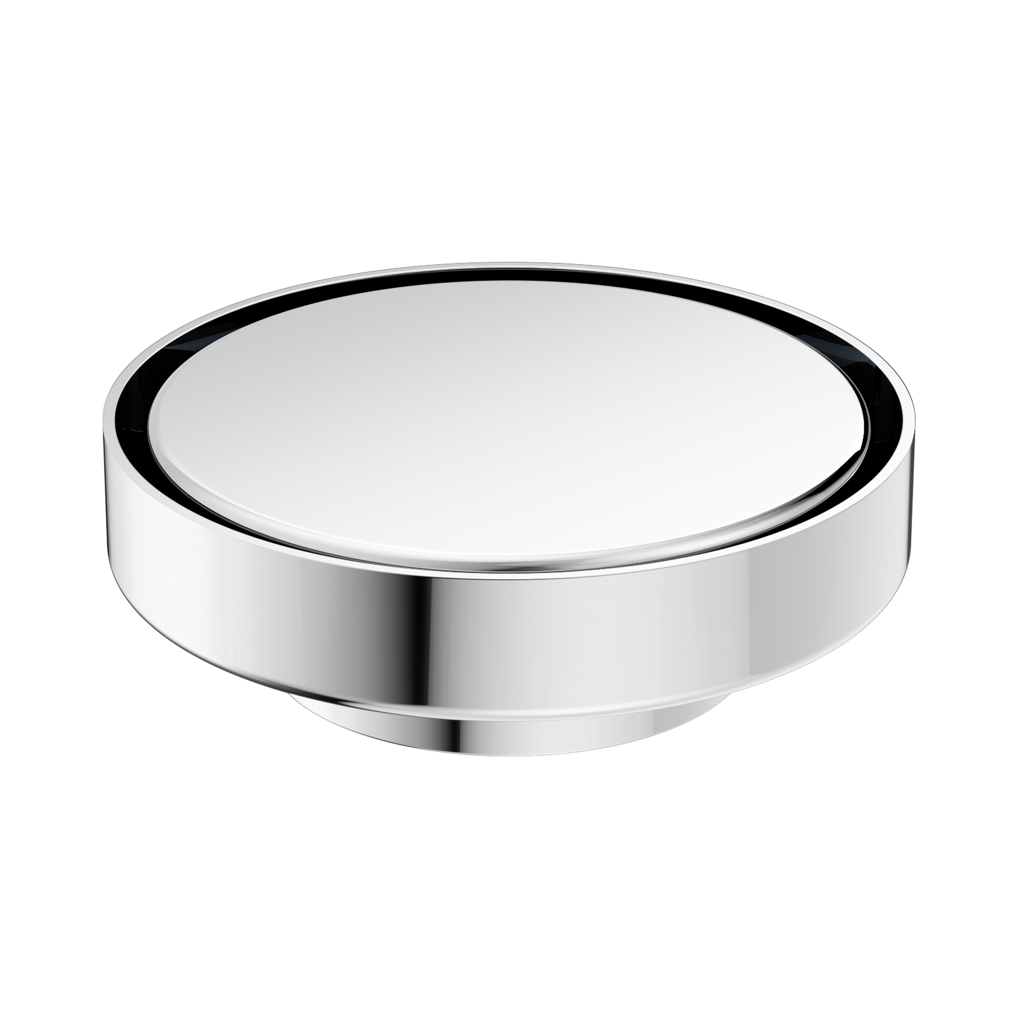 Nero 130mm Round Tile Insert Floor Waste 80mm Outlet, Chrome
