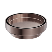Nero 130mm Round Tile Insert Floor Waste 100mm Outlet, Brushed Bronze