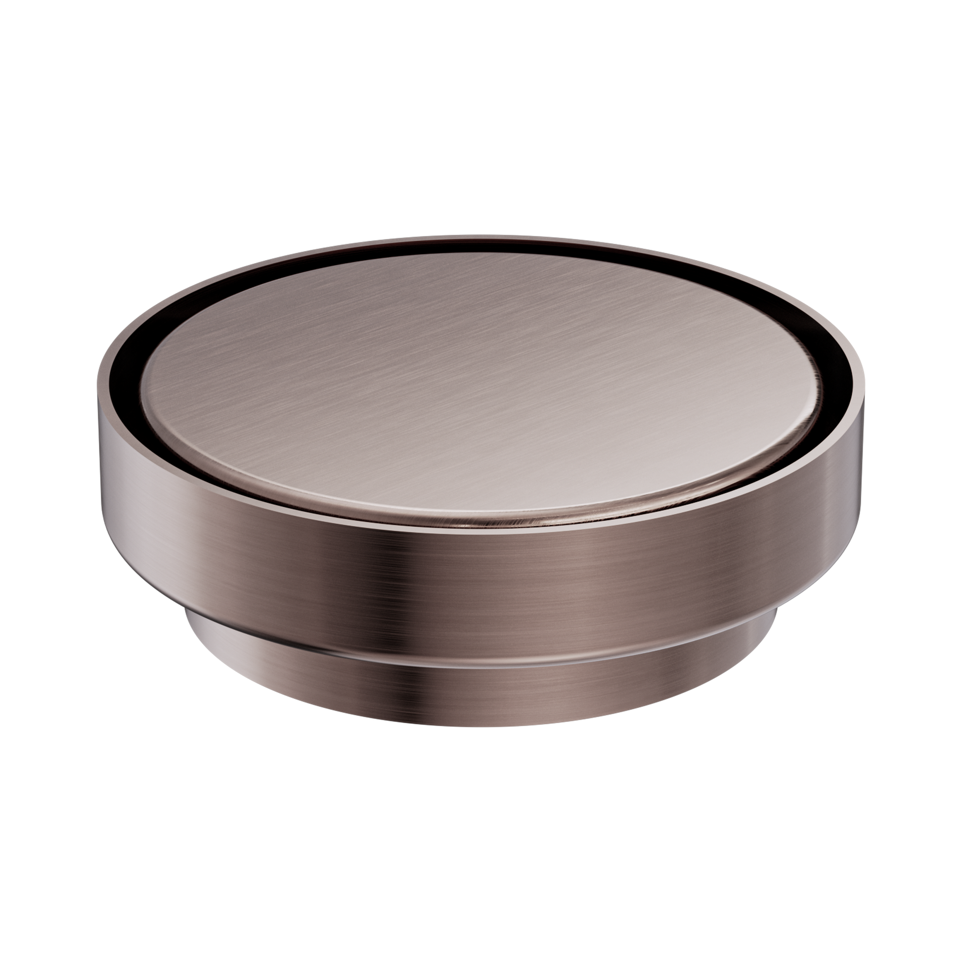 Nero 130mm Round Tile Insert Floor Waste 100mm Outlet, Brushed Bronze