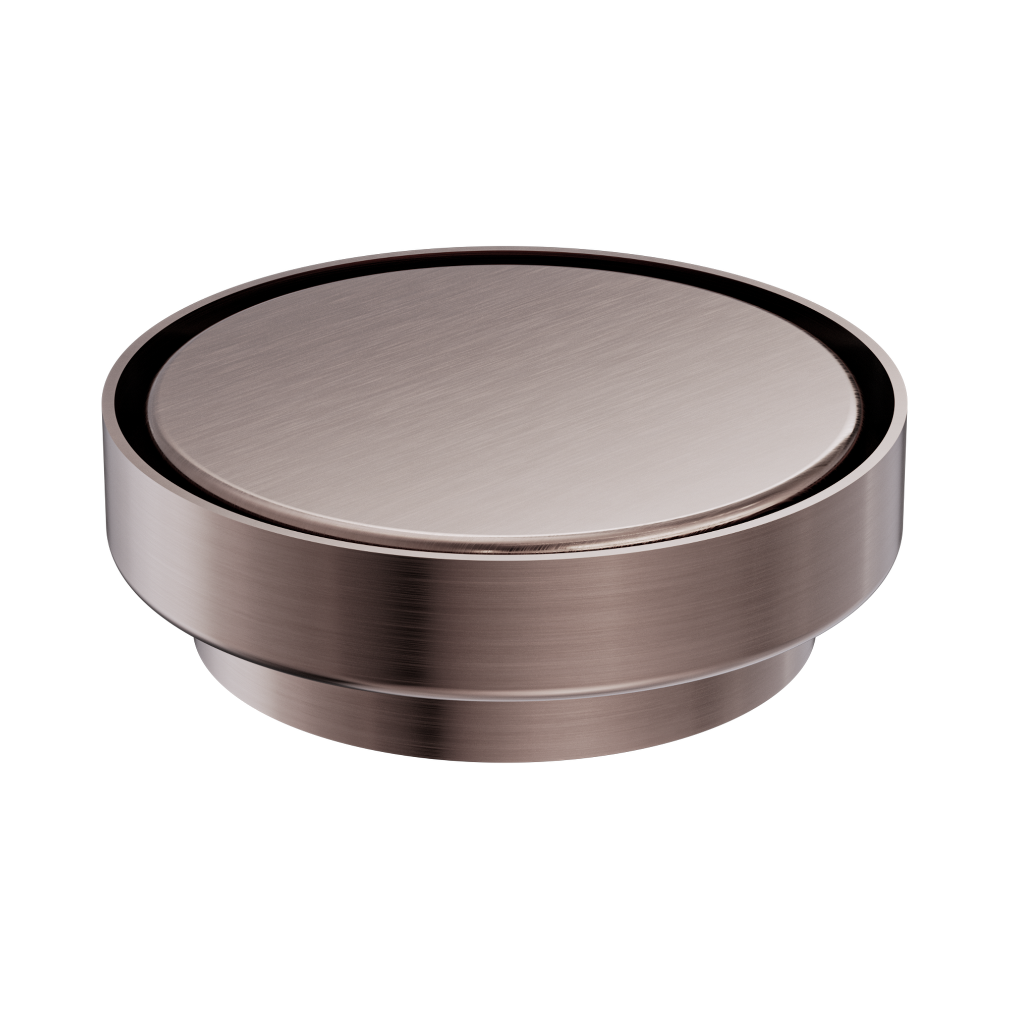 Nero 130mm Round Tile Insert Floor Waste 100mm Outlet, Brushed Bronze