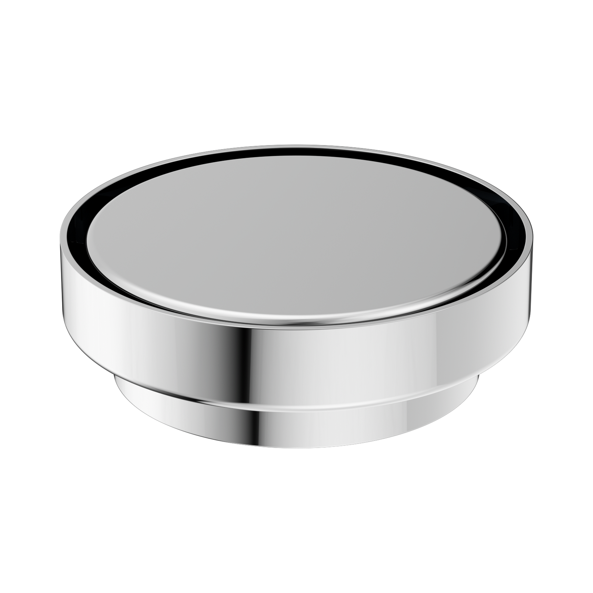 Nero 130mm Round Tile Insert Floor Waste 100mm Outlet, Chrome