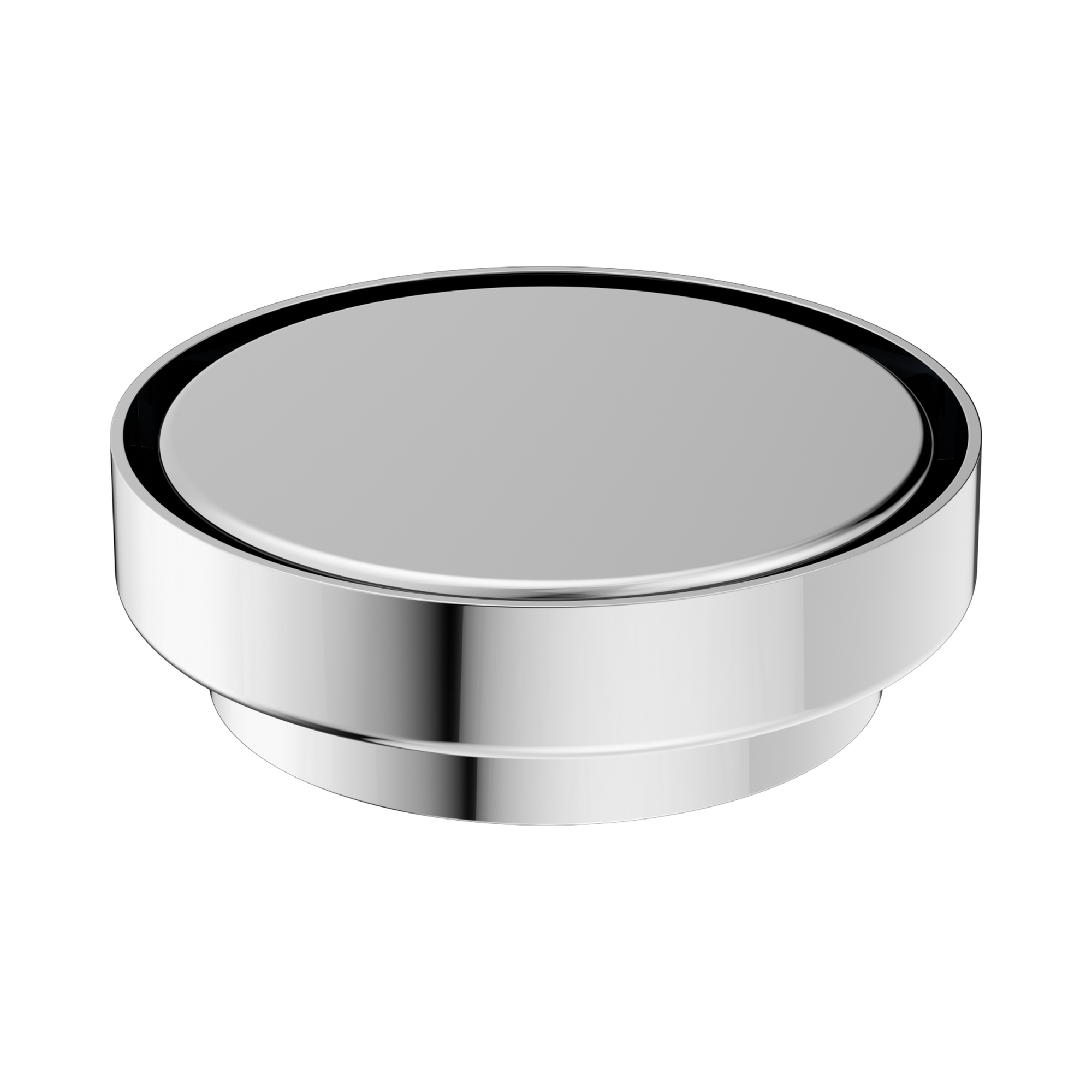 Nero 130mm Round Tile Insert Floor Waste 100mm Outlet, Chrome