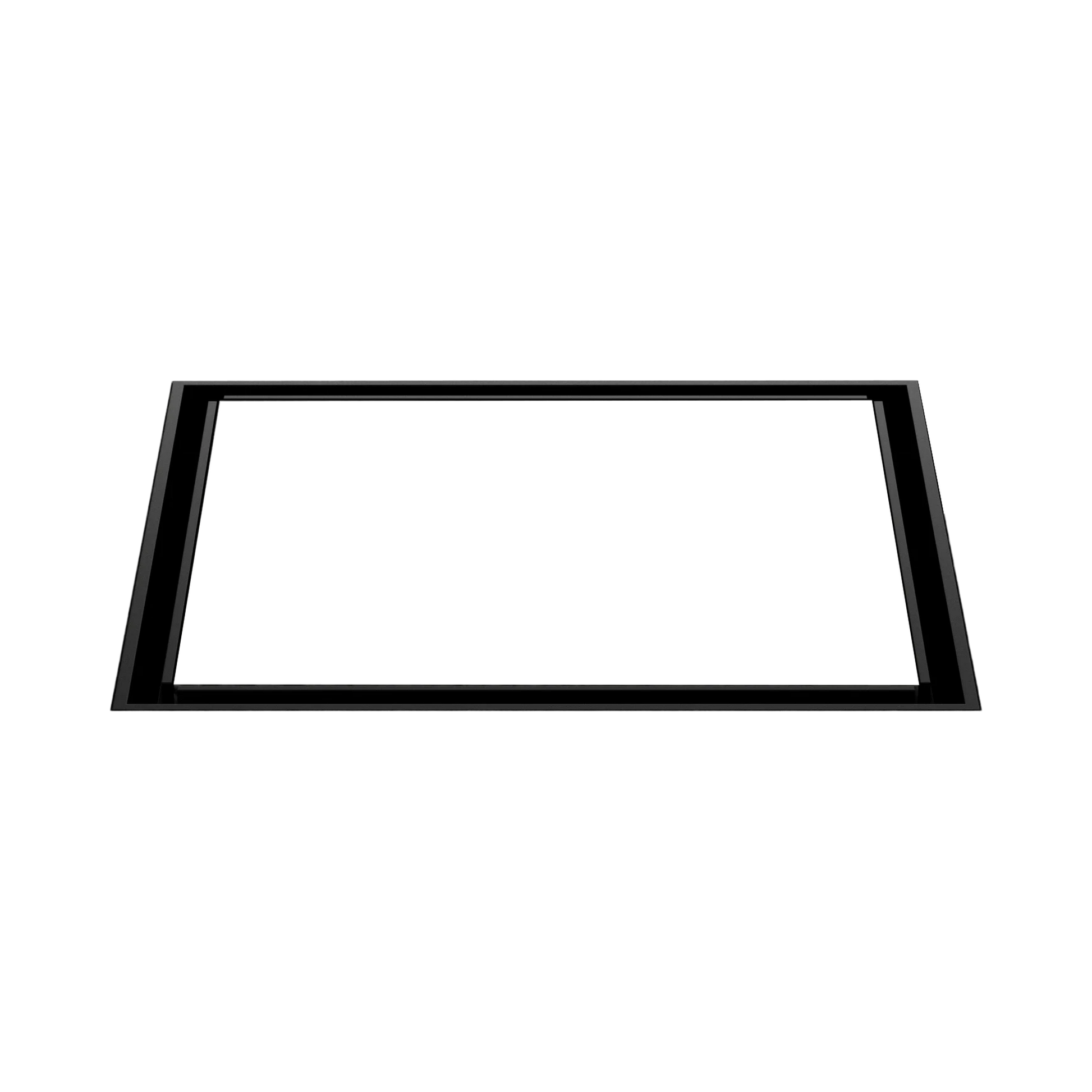 Nero 130mm Square Tile Insert Floor Waste 80mm Outlet, Matte Black