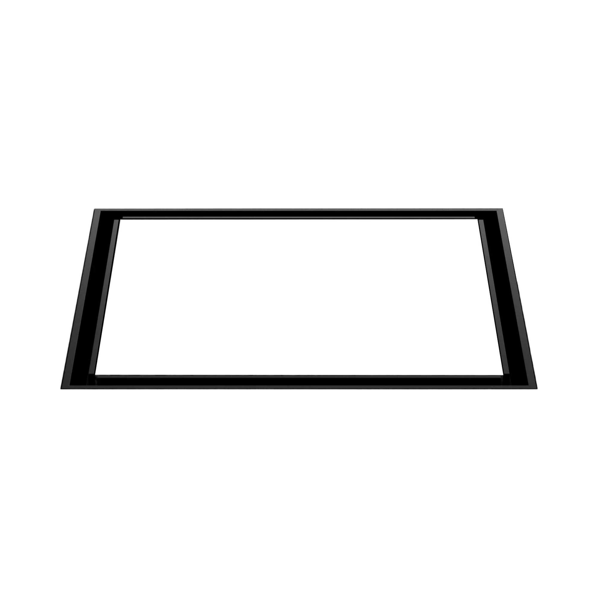Nero 130mm Square Tile Insert Floor Waste 80mm Outlet, Matte Black