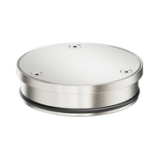 Nero 316L Stainless Round Clear Out 100mm Outlet, Brushed Nickel