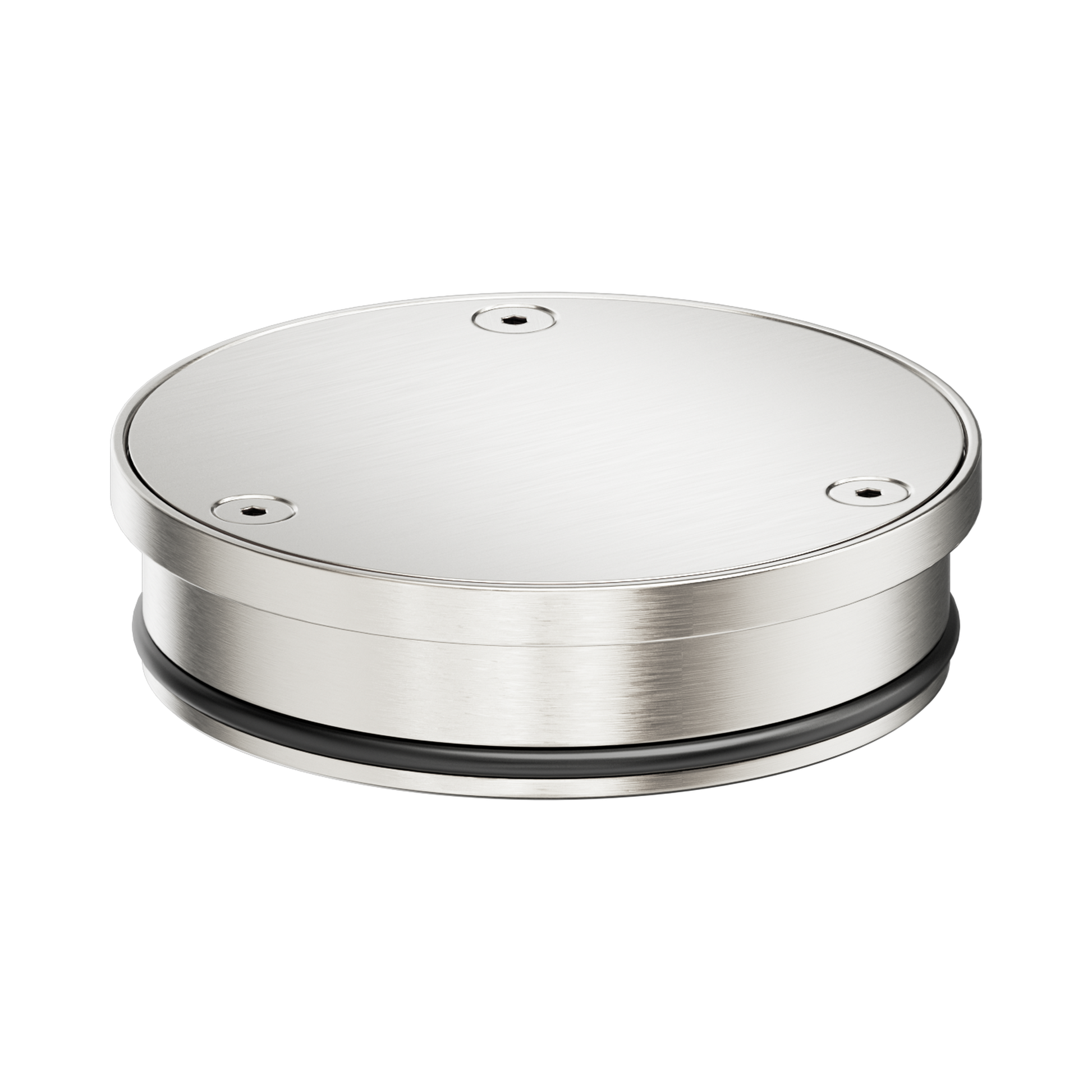 Nero 316L Stainless Round Clear Out 100mm Outlet, Brushed Nickel