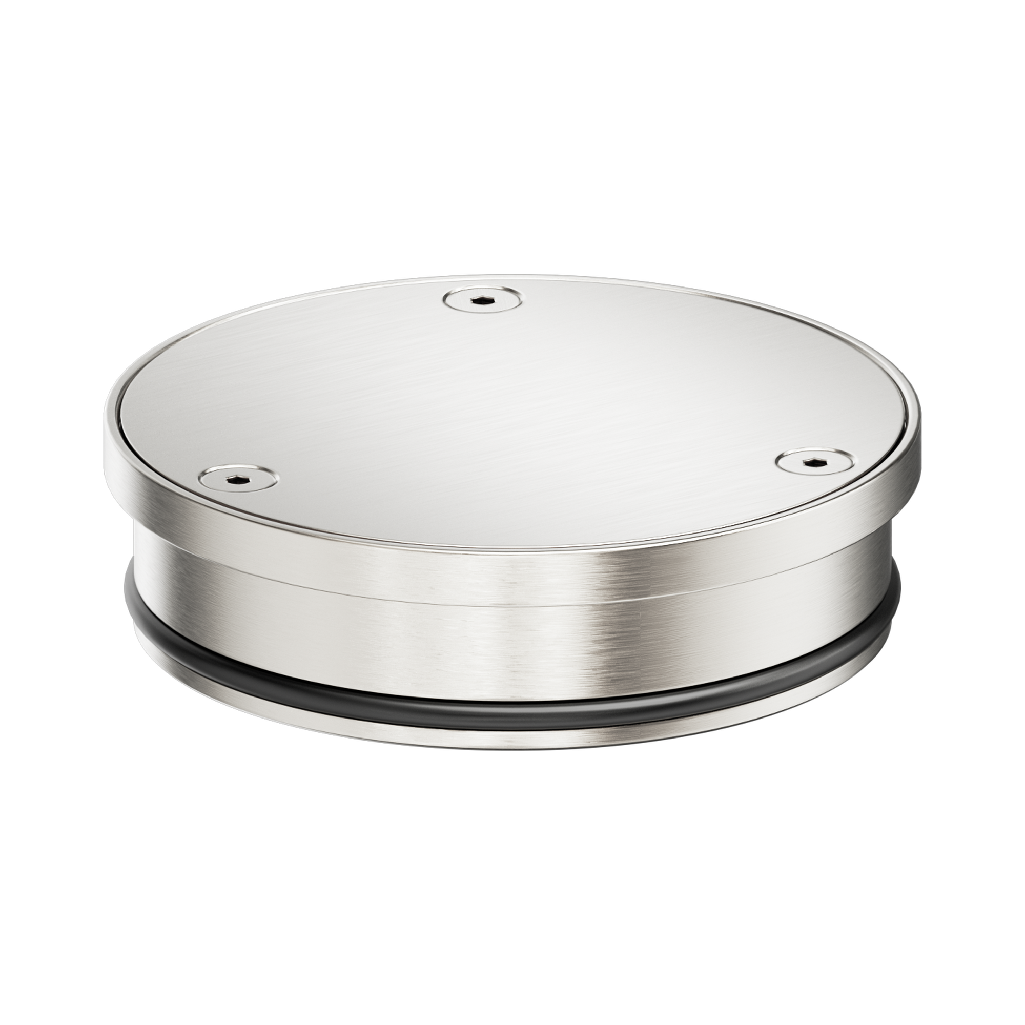 Nero 316L Stainless Round Clear Out 100mm Outlet, Brushed Nickel