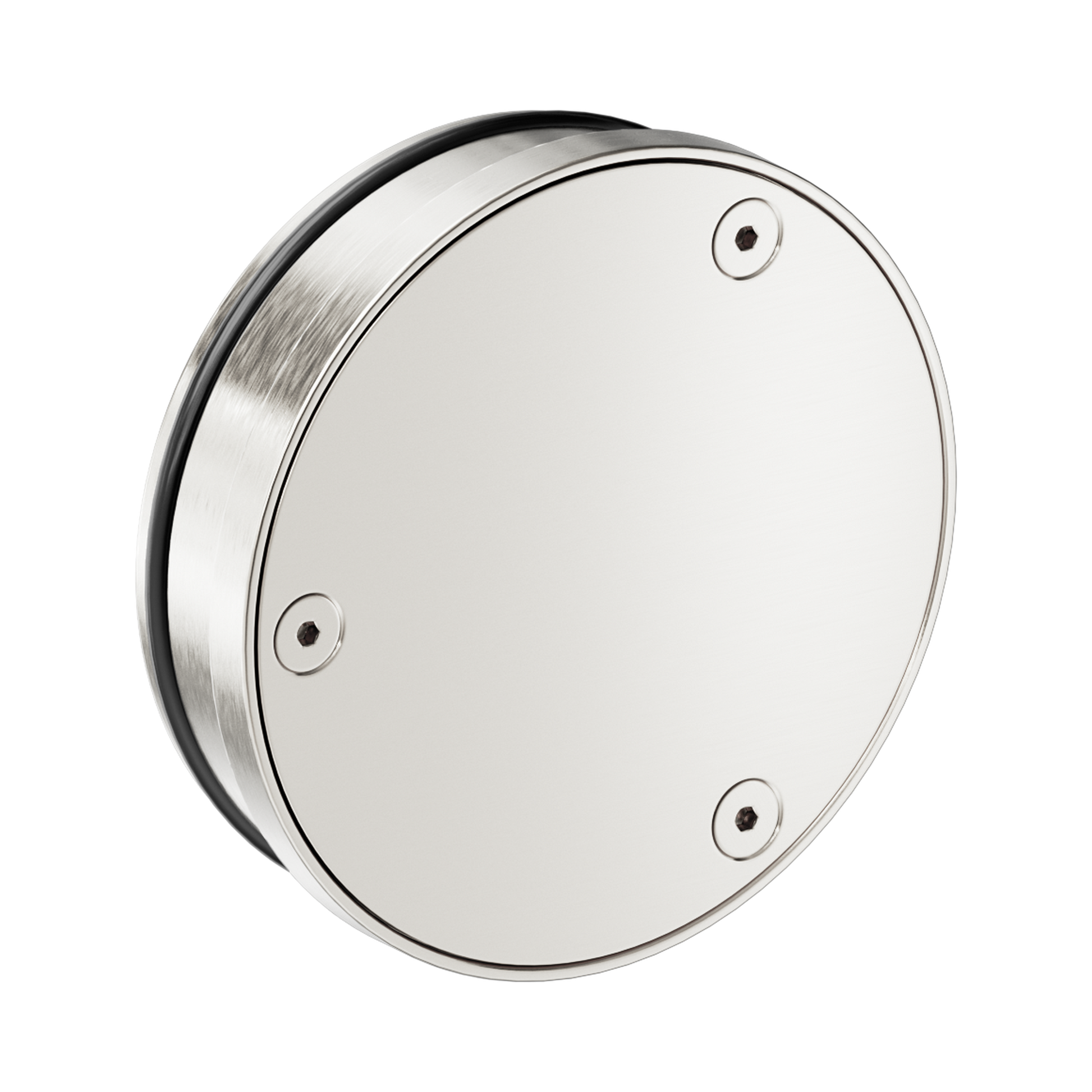 Nero 316L Stainless Round Clear Out 100mm Outlet, Brushed Nickel