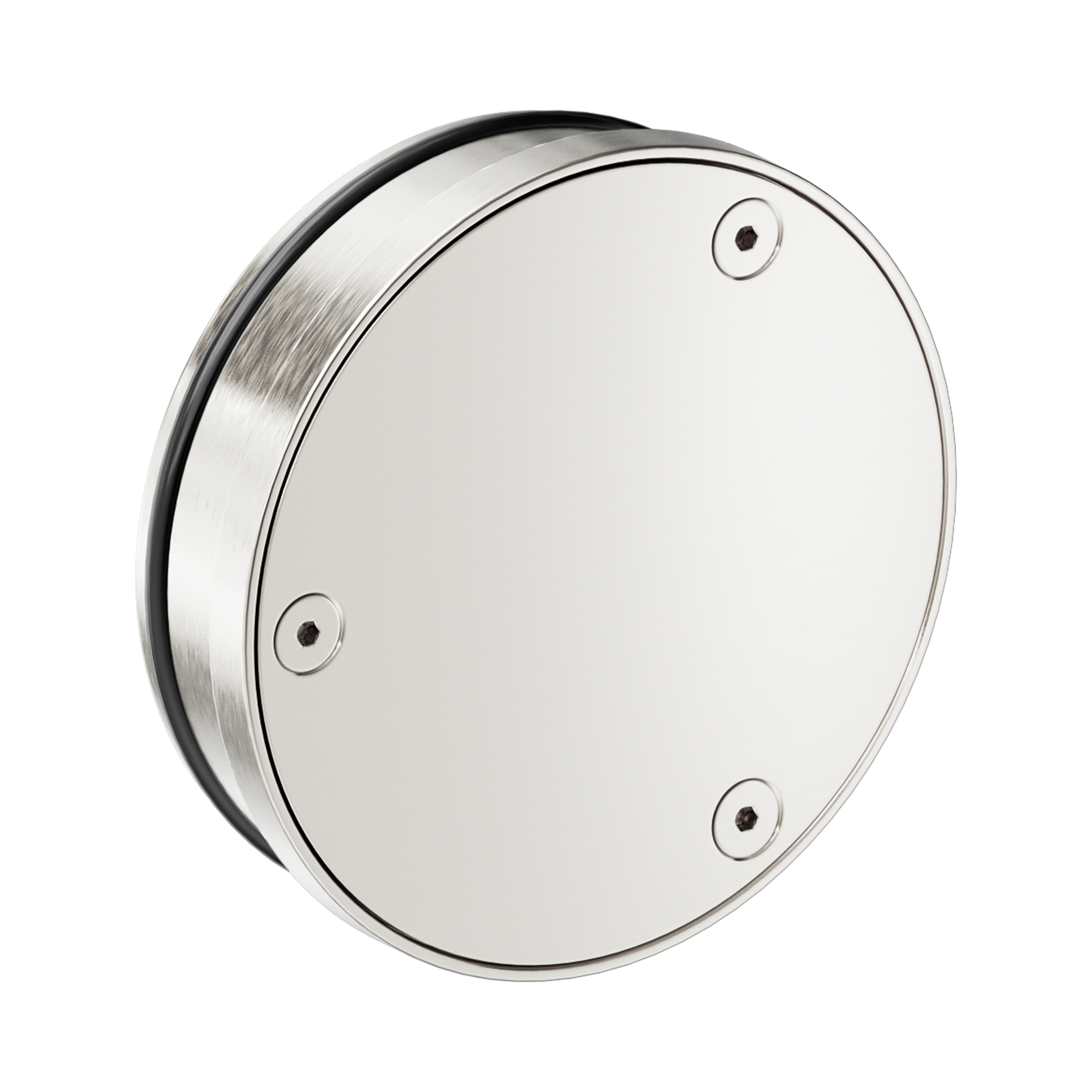 Nero 316L Stainless Round Clear Out 100mm Outlet, Brushed Nickel