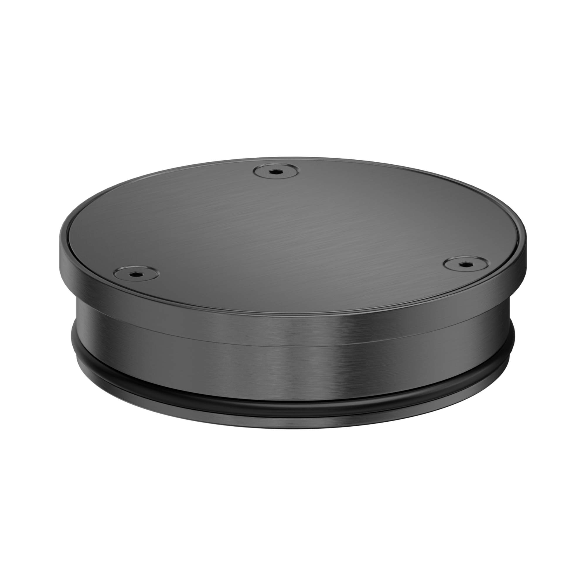 Nero 316L Stainless Round Clear Out 100mm Outlet, Graphite
