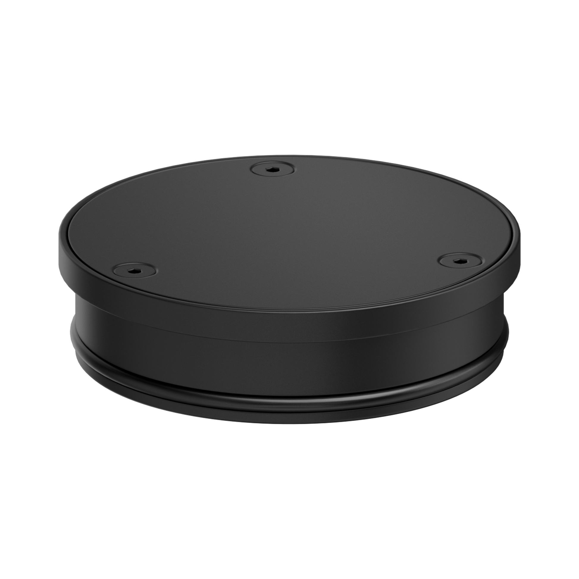Nero 316L Stainless Round Clear Out 100mm Outlet PVD Black