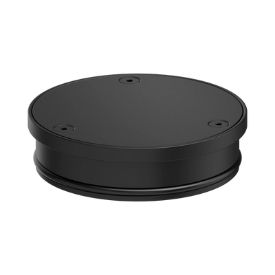 Nero 316L Stainless Round Clear Out 100mm Outlet, PVD Black