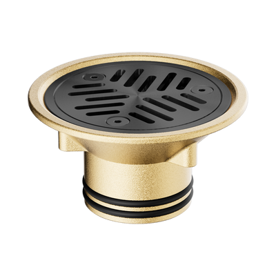 Nero Vinyl Floor Grate Suit 50mm Outlet, Gun Metal