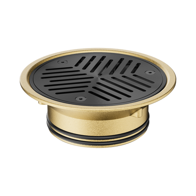 Nero Vinyl Floor Grate Suit 100mm Outlet, Gun Metal
