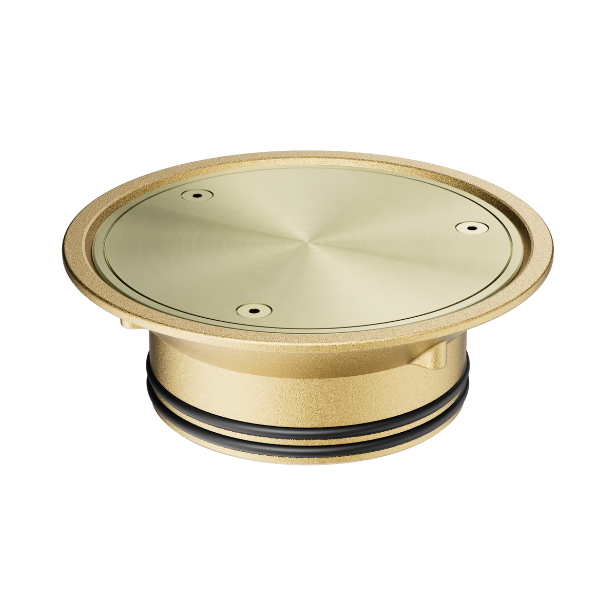 Nero Vinyl Floor Clean-Out Suit 100mm Outlet, Brushed Gold