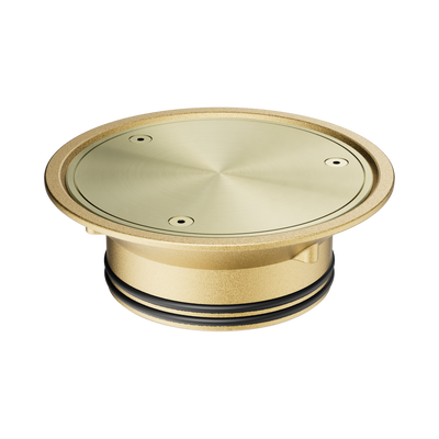 Nero Vinyl Floor Clean-Out Suit 100mm Outlet, Brushed Gold