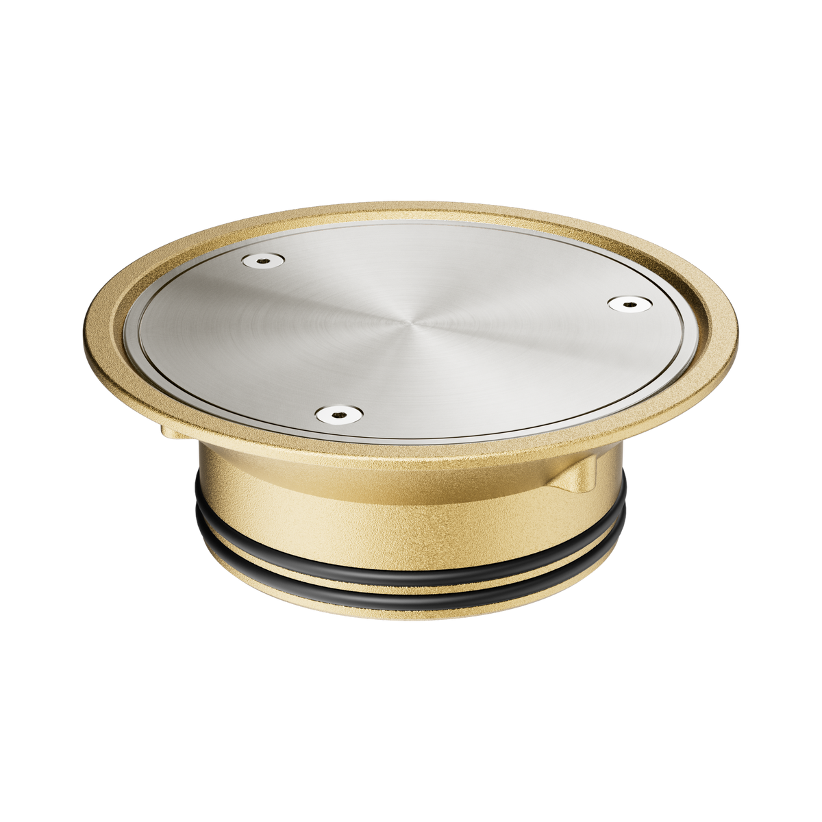 Nero Vinyl Floor Clean-Out Suit 100mm Outlet, Brushed Nickel