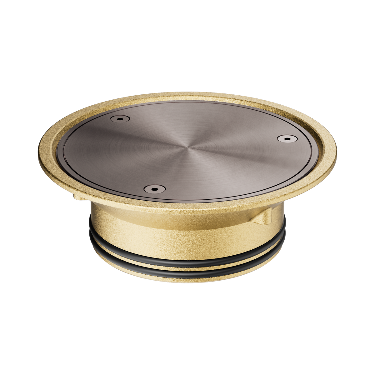 Nero Vinyl Floor Clean-Out Suit 100mm Outlet, Brushed Bronze