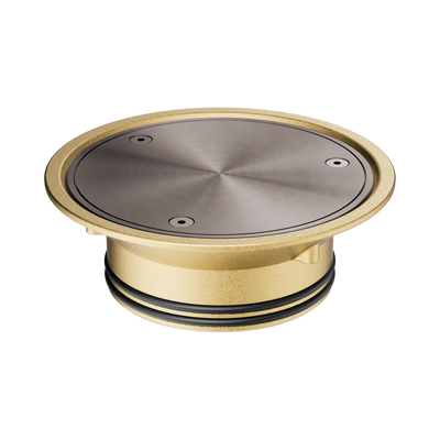 Nero Vinyl Floor Clean-Out Suit 100mm Outlet, Brushed Bronze