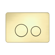Nero In Wall Toilet Push Plate, Brushed Gold