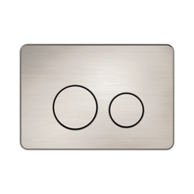 Nero In Wall Toilet Push Plate, Brushed Nickel