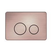 Nero In Wall Toilet Push Plate, Brushed Bronze