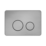 Nero In Wall Toilet Push Plate, Gun Metal