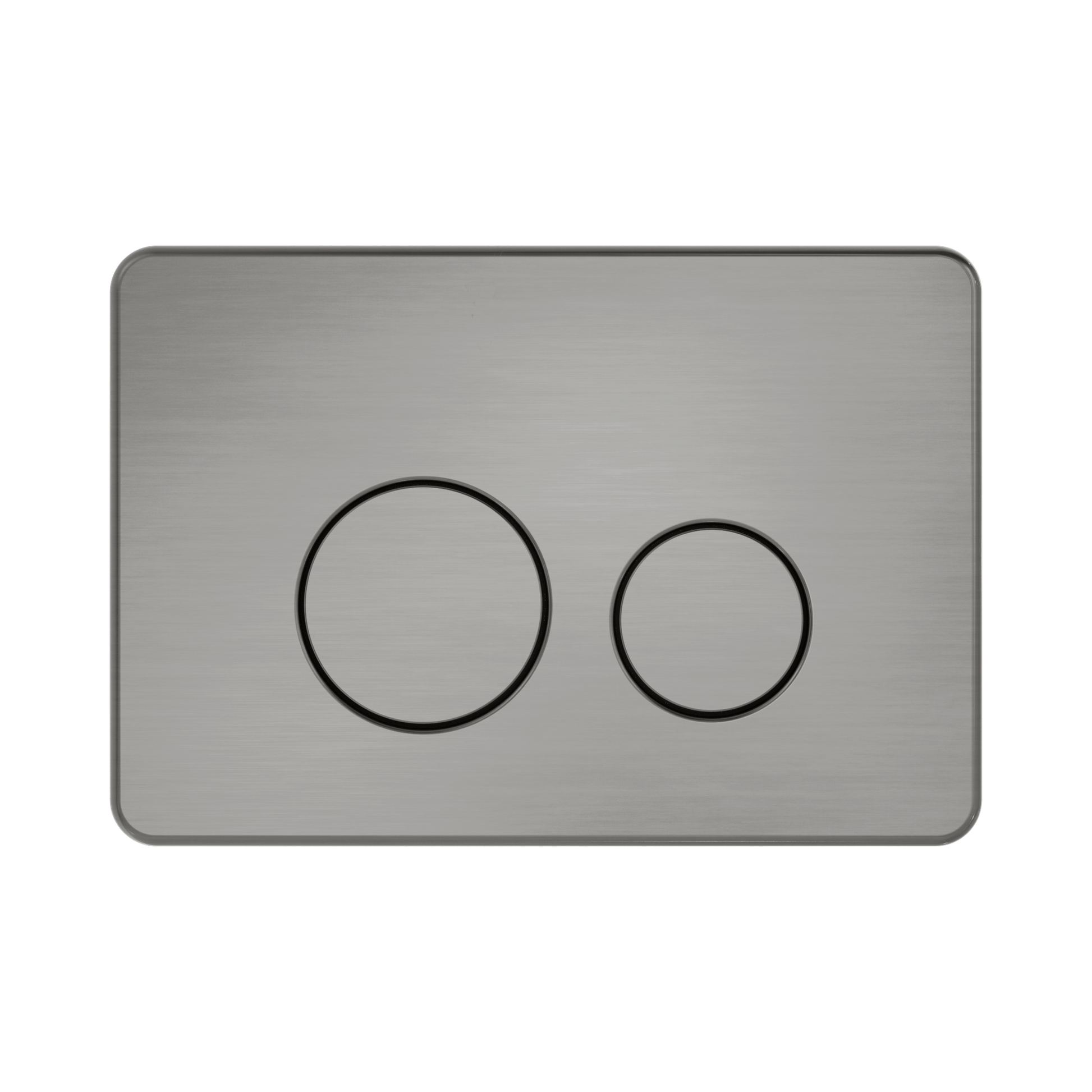 Nero In Wall Toilet Push Plate, Graphite