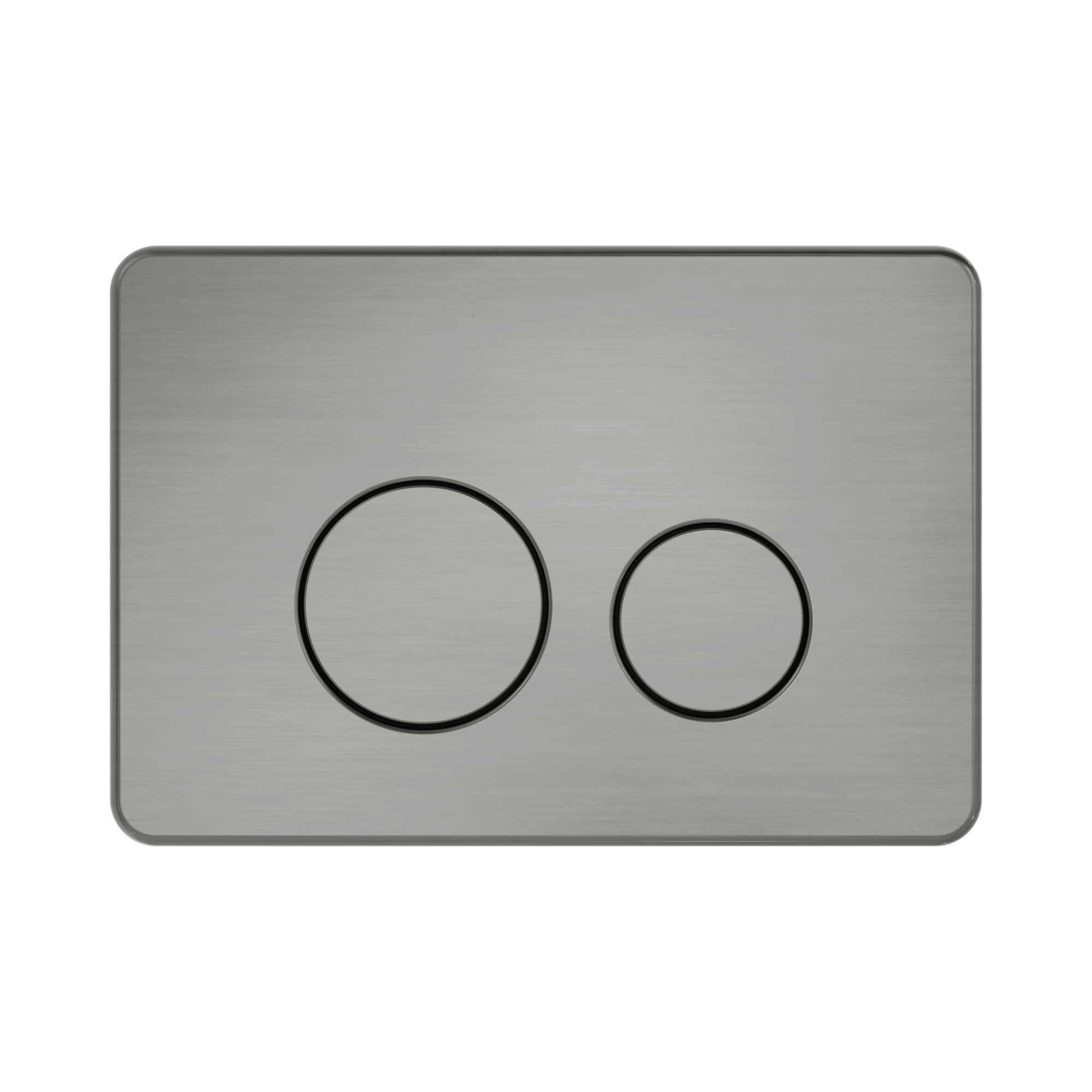 Nero In Wall Toilet Push Plate, Graphite