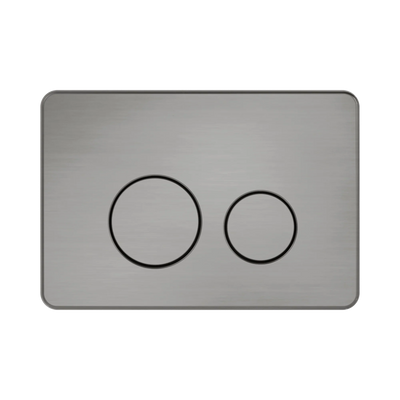 Nero In Wall Toilet Push Plate, Graphite
