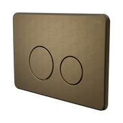 Nero In Wall Toilet Push Plate, Tumbled Antique Brass