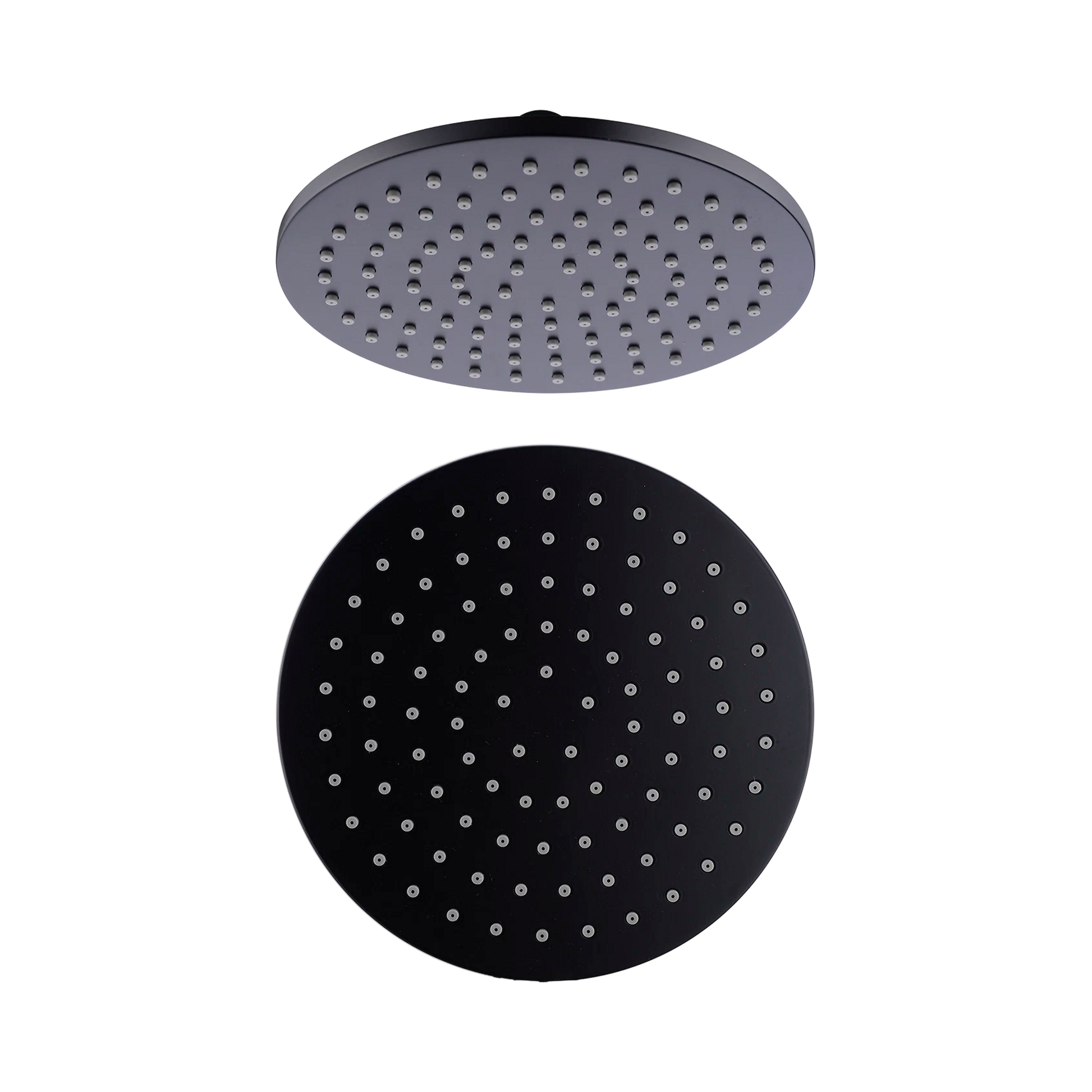 Nero 200mm Round Shower Head, Matte Black