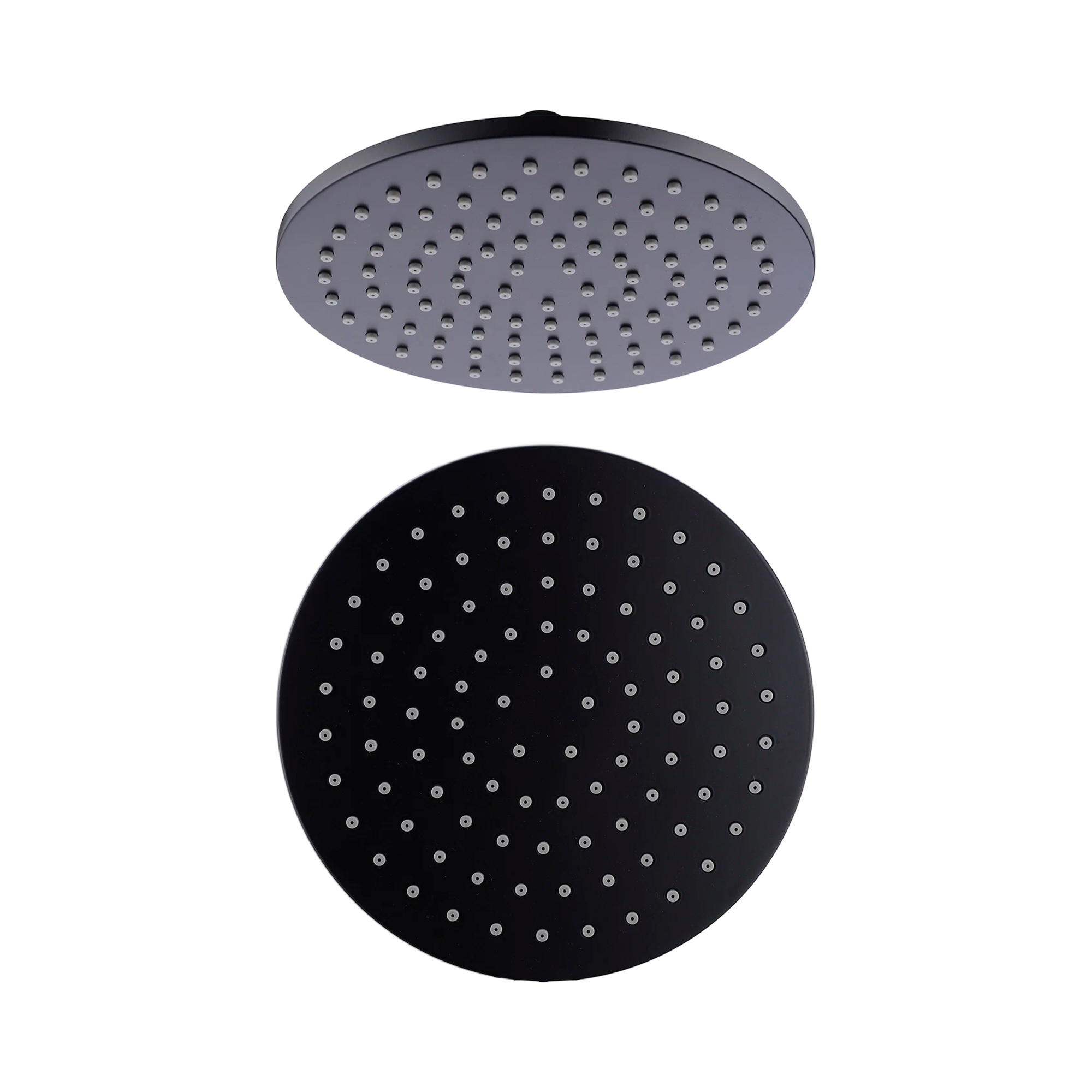 Nero 200mm Round Shower Head, Matte Black