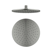 Nero 250mm Round Shower Head, Gun Metal