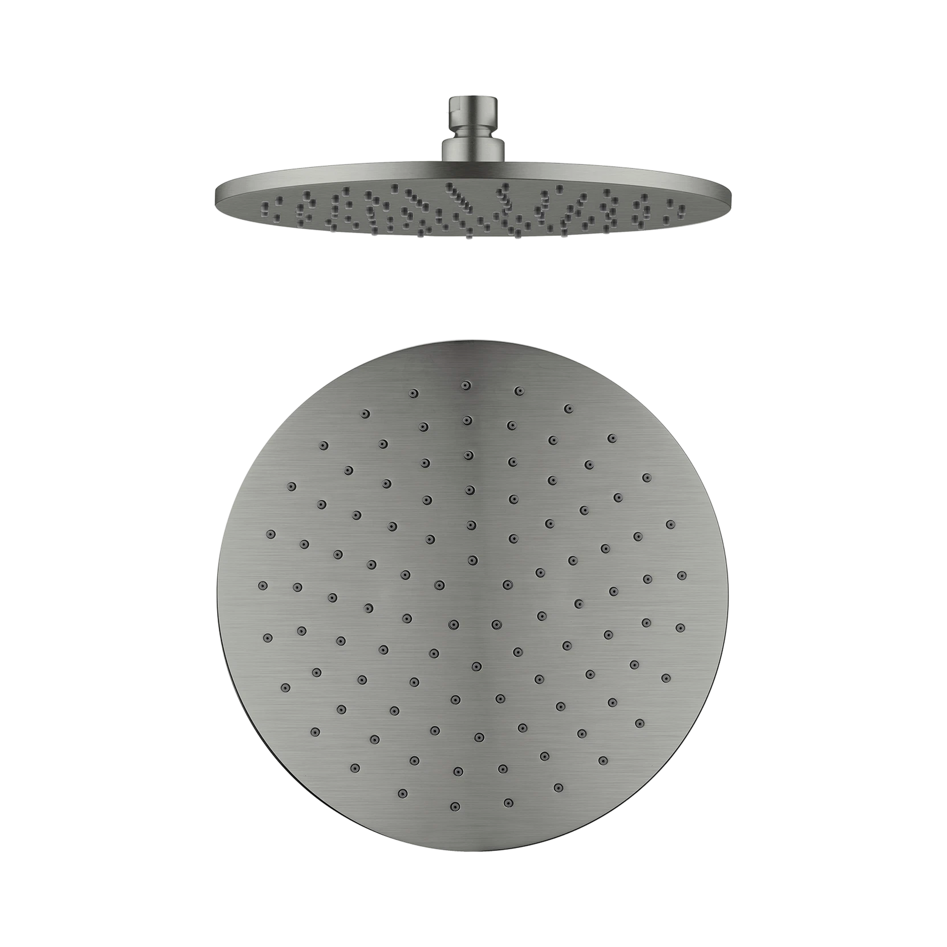 Nero 250mm Round Shower Head, Gun Metal