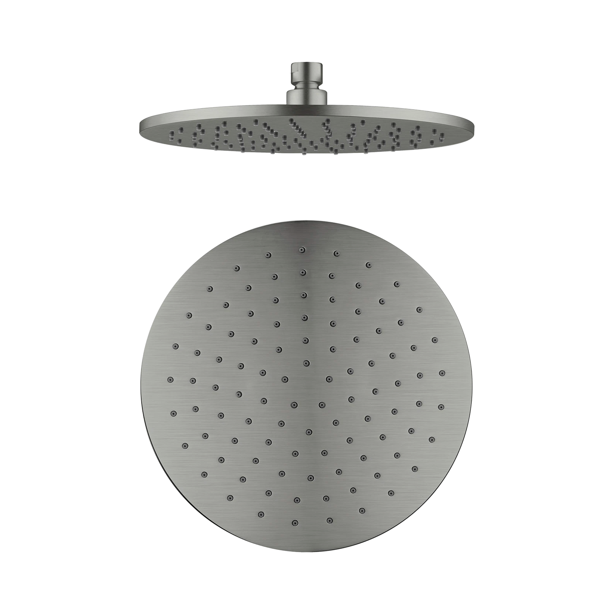 Nero 250mm Round Shower Head, Gun Metal