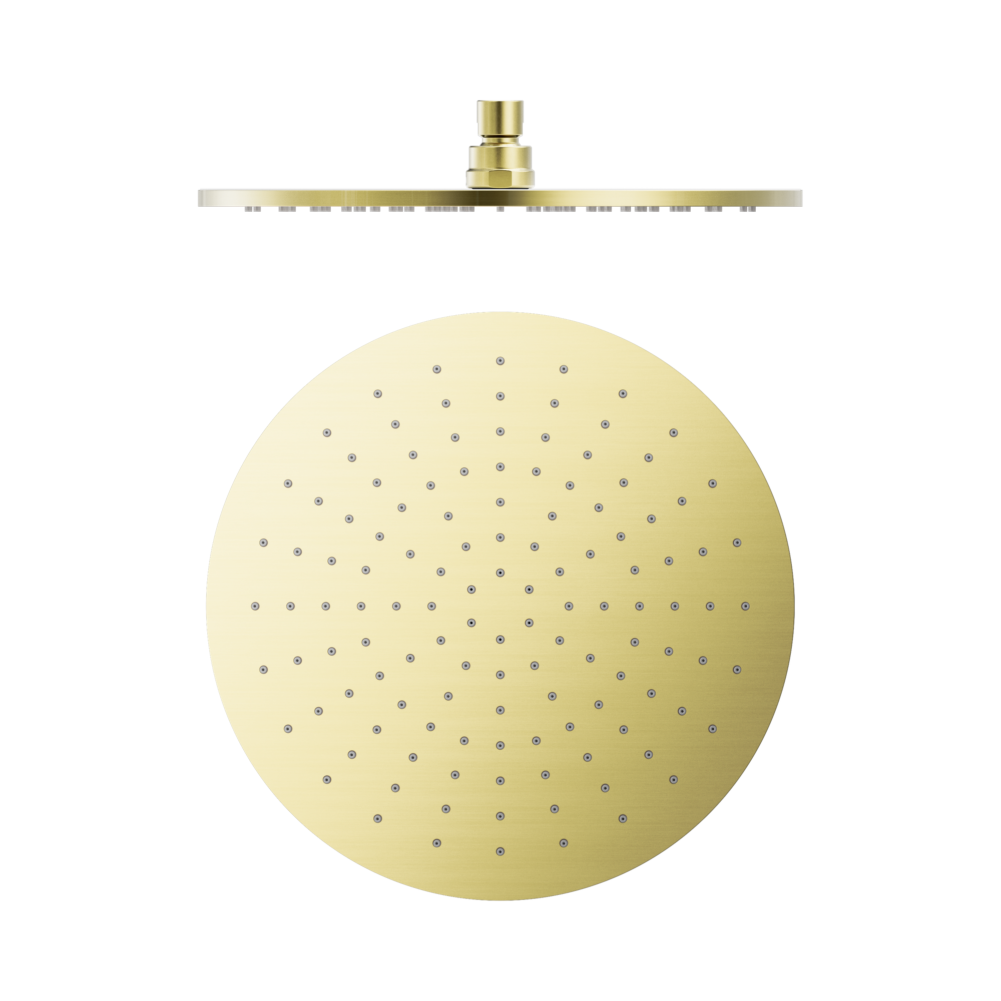 Nero 300mm Round Shower Head, Brushed Gold
