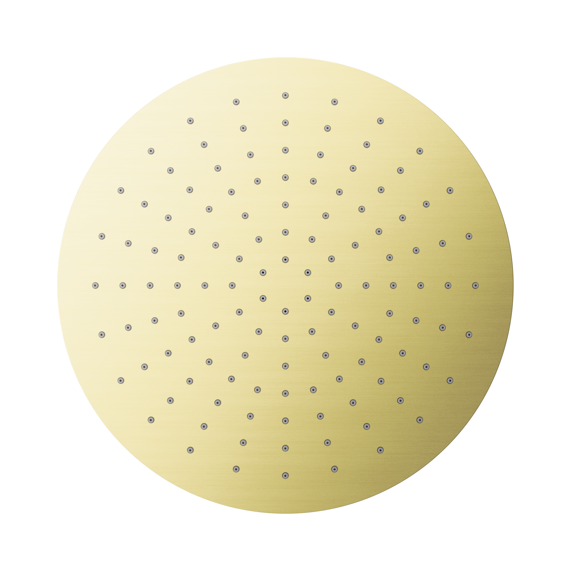 Nero 300mm Round Shower Head, Brushed Gold